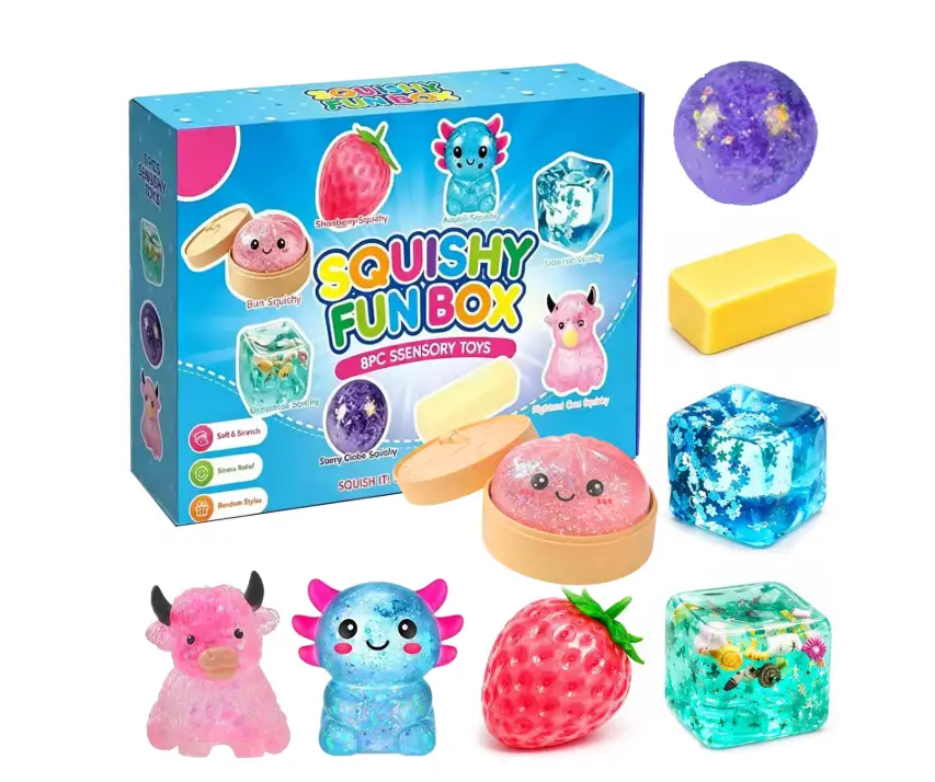 MEGA Pokemon Building Set + Mystery Squishy Box (Approx $100 value)