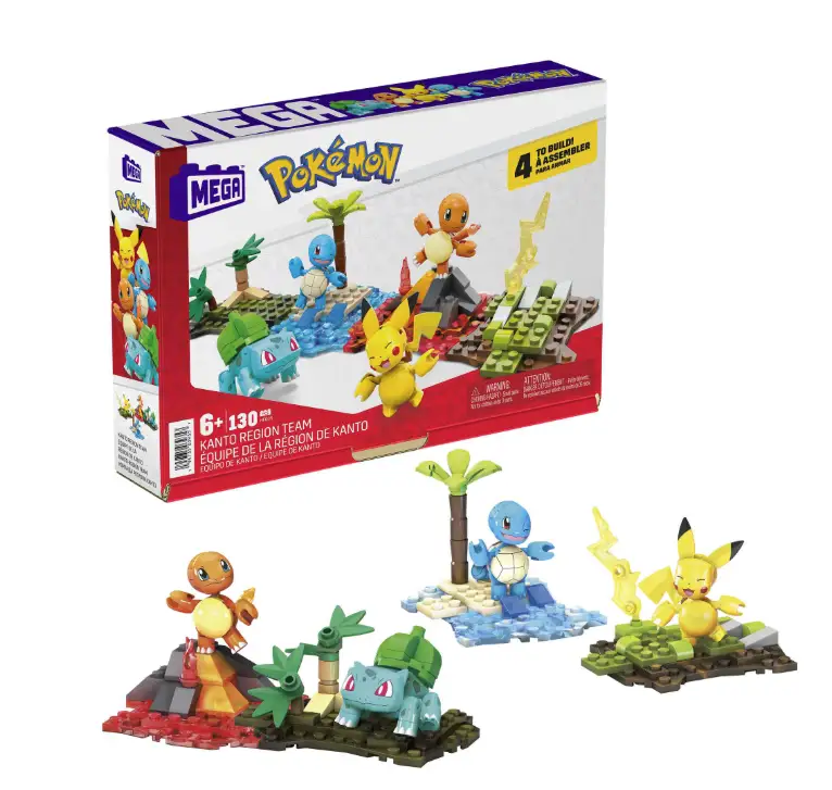 MEGA Pokemon Building Set + Mystery Squishy Box (Approx $100 value)